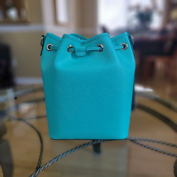 Dooney & Bourke NWT Saffiano Drawstring - Picture 8 of 17